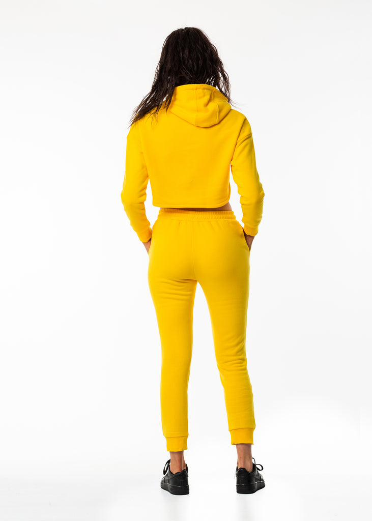 Best women's high waist sweat pants in bright colour